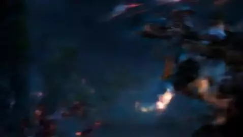 AI Video from prompt: A long, cinematic AI-generated action-horror vid