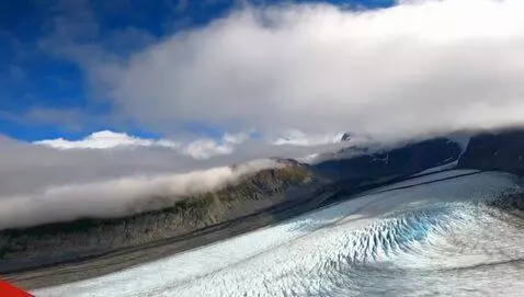 AI Video from prompt: POV: You are sky diving Fox Glacier, New Zealand