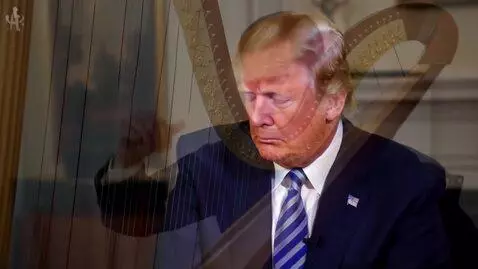 AI Video from prompt: President trump was recently seen falling asleep