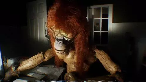 Stop-motion damaged wooden marionette.

A close-
