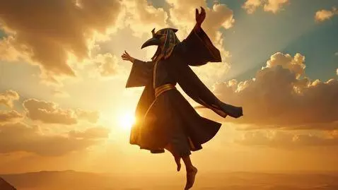 AI Video from prompt: 🎬 Prompt Title: The Descent of Thoth – Silent Fa
