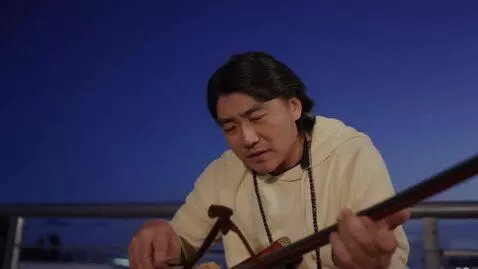 AI Video from prompt: Violon fly on night sky