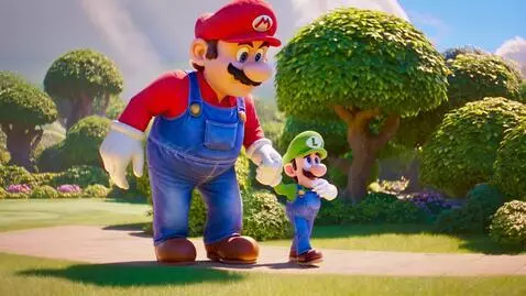 AI Video from prompt: 15.3feet Giant Mario who loves his tiny 5.9feet 