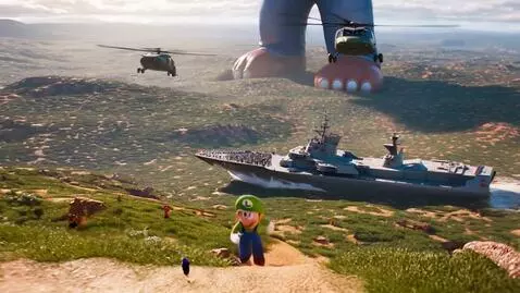 150 kilo-meter Giant Mario, cinemactic, life, la