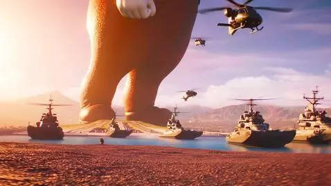 150 kilo-meter Giant Mario, cinemactic, life, la