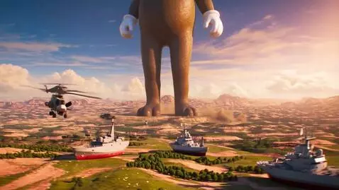 150 kilo-meter Giant Mario, cinemactic, life, la