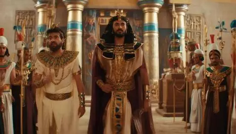 AI Video from prompt: The Saga of the Pharos where the pageantry of th