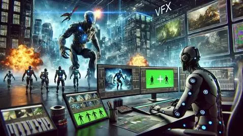 AI Video from prompt: A cinematic universe where you see everything on