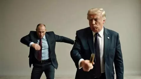 AI Video from prompt: Donald Trump Getting shOT but he catches the bul