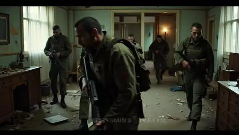 AI Video from prompt: A group of special forces zombie soldiers are se
