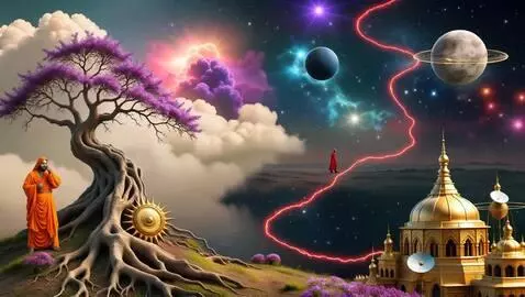 AI Video from prompt: Ultrasonic visionary psychedelic art: surreal la