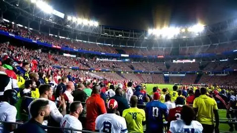 AI Video from prompt: Football stadium full of fans
