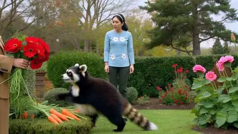 AI Video from prompt: a grow a garden video where someone asks their p