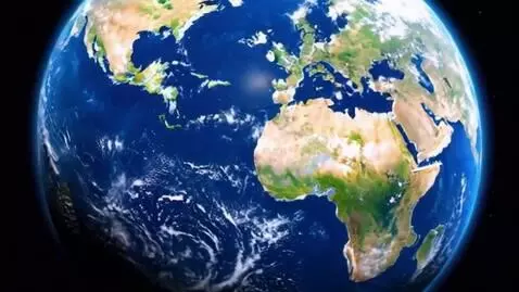 AI Video from prompt: Make a video: Zoom  the earth and show France, t