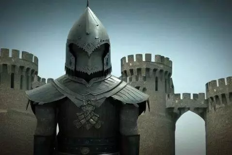 AI Video from prompt: half hour trailer, knight, medieval, castle