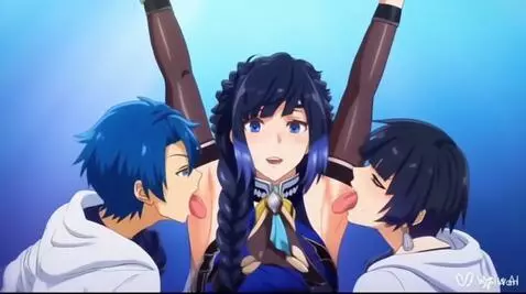 AI Video from prompt: armpit licking