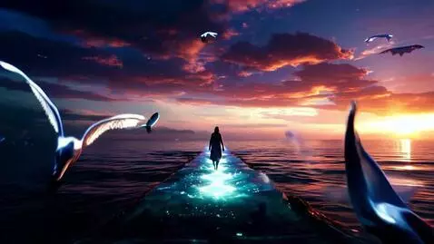 AI Video from prompt: An otherworldly, hyperreal cinematic short for s