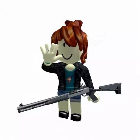 AI Video from prompt: A girl holding a combat shotgun wears a diamond 