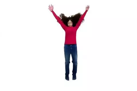 AI Video from prompt: Jumping girl
