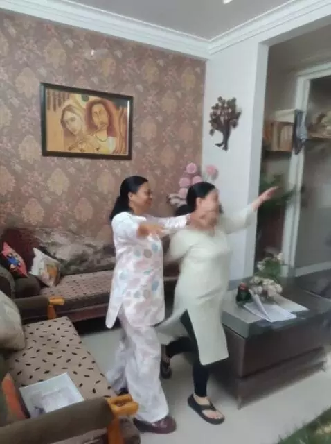 AI Video from prompt: dancing in dance forest