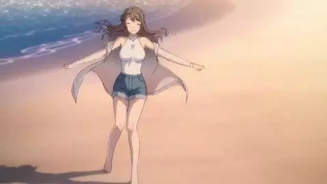 AI Video from prompt: she dances and then walks away