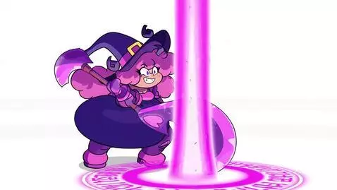 AI Video from prompt: A vibrant 2D cartoon animation sequence featurin
