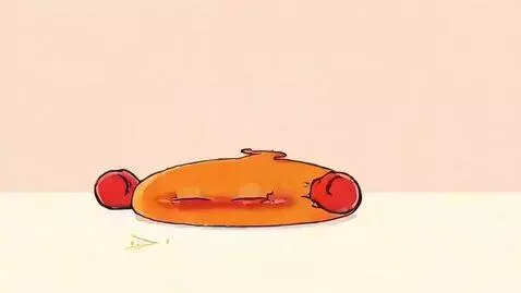 AI Video from prompt: The Guy Slips and falls and becomes flat but his