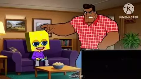 AI Video from prompt: Klasky csupo get grounded angry dad angry dad sa