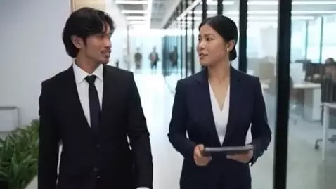 AI Video from prompt: Video of [deskripsi kamu] walking and talking wi