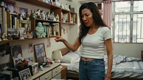 AI Video from prompt: A Chinese woman who has gained weight mysterious