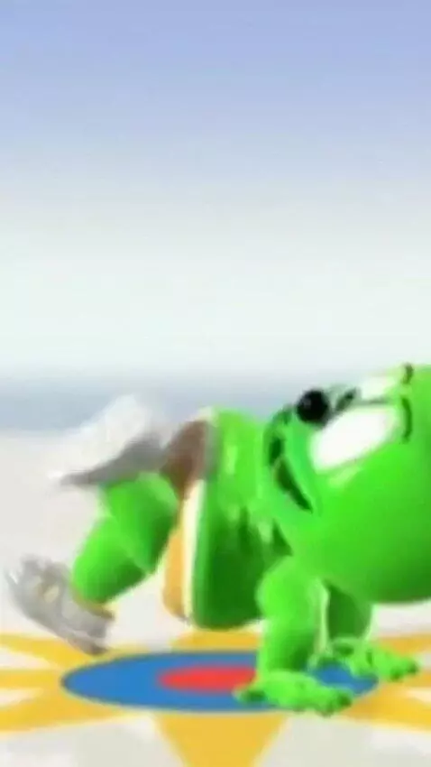 AI Video from prompt: Make the Gummy Bear breakdance with music playin