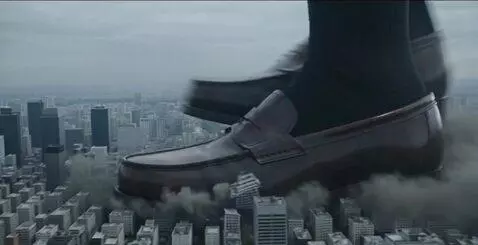 AI Video from prompt: Cinematic bird's eye top-down shot of a dense mo
