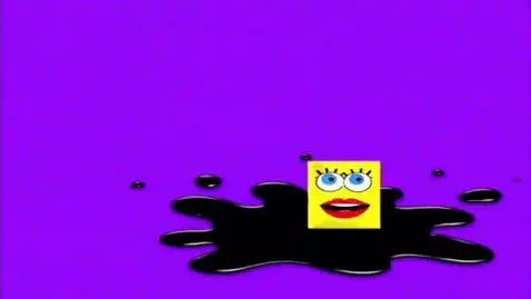 AI Video from prompt: A Purple screen, a black ink splashes, A Hand Th