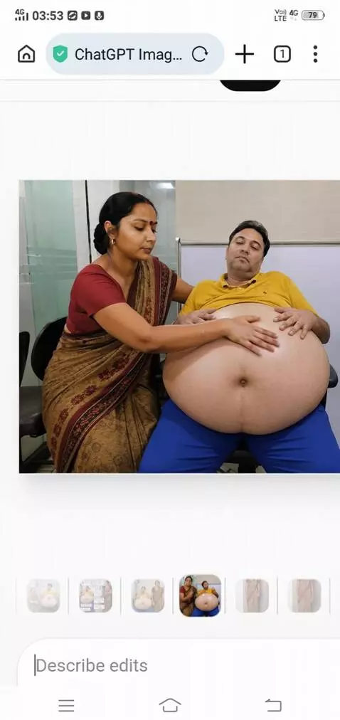 AI Video from prompt: Create a video where this lady is rubbing her ri