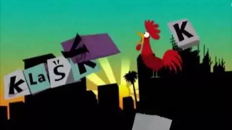 AI Video from prompt: The screen fades into a city silhouette, with a 