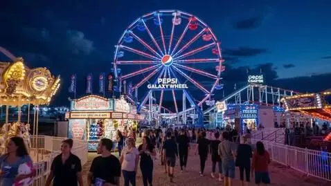 AI Video from prompt: Pepsi Themed Amusement Park