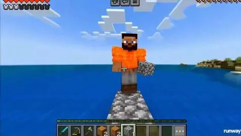 AI Video from prompt: Big steve minecraft
