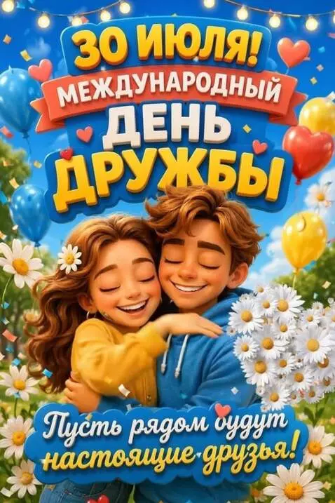 AI Video from prompt: They are smiling, hugging, and waving