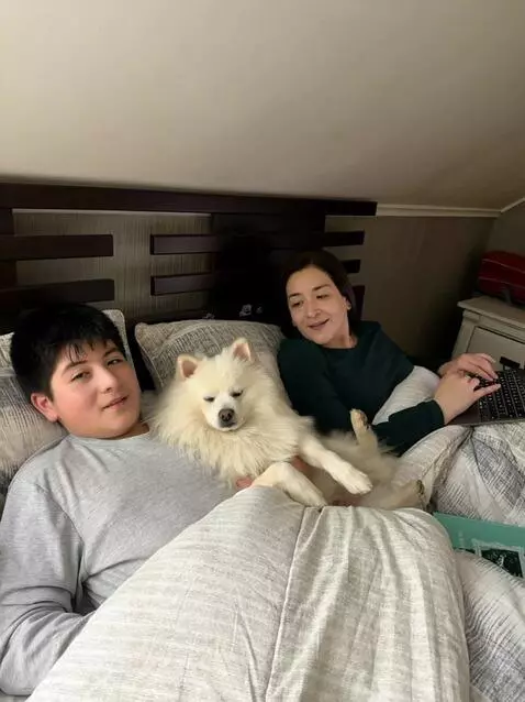 AI Video from prompt: make the dog acting sad