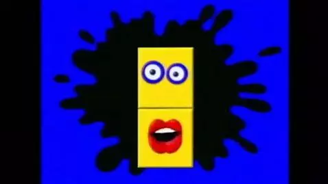 AI Video from prompt: The background starts with an purple static. The