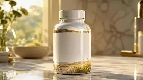 AI Video from prompt: High-end pharmaceutical commercial product shot,
