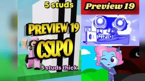 AI Video from prompt: They all yell "WE'RE BACK!!!! PREVIEW 19 CSUPO" 