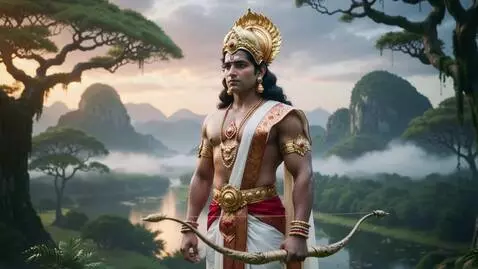 AI Video from prompt: Creat Ramayan trailer coming soon
