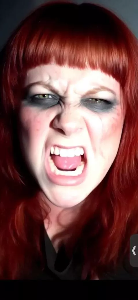 AI Video from prompt: Extreme anger on face looking directly at viewer