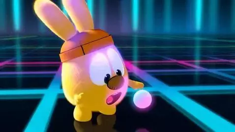 AI Video from prompt: Mr silly  sunny bunnies digital light studies
