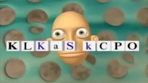 AI Video from prompt: @kcsplaat saying "klasky csupo" as white blocks 