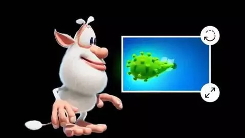 AI Video from prompt: Boobs he make virus and Booba say let's go get v