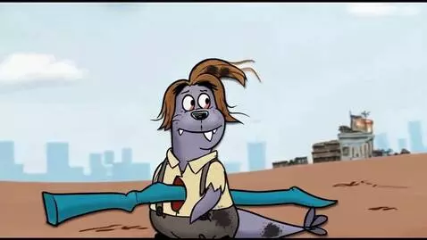 AI Video from prompt: Create an animation that shows a ruined clown-sh