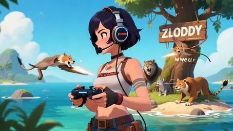 AI Video from prompt: Girl with short dark hairs a PC Gamer. She have 