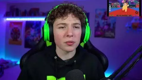 AI Video from prompt: A little YouTuber is complaining about a stolen 